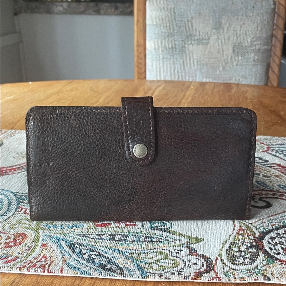 Portland Leather Distressed Brown Leather Wallet